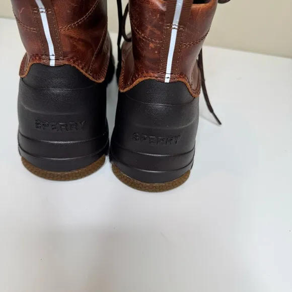 Sperry Duck Float Lace-Up Boots, Brown women size 8