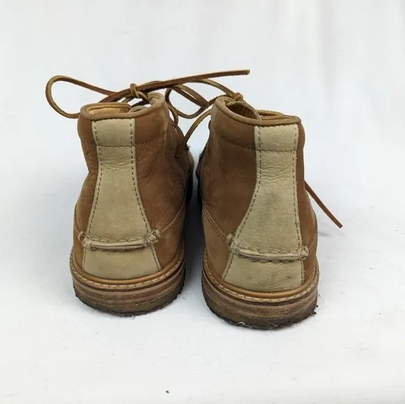 SPERRY Gold Cup for J Crew Men 9 Crepe Soled Leather Chukka Boots Moccasin $229