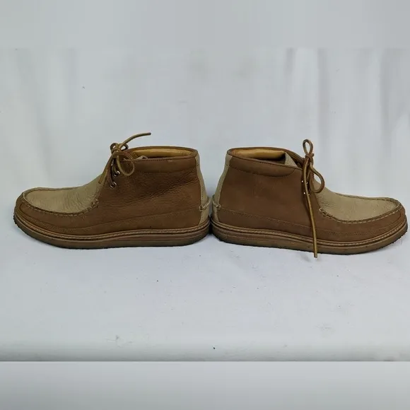 SPERRY Gold Cup for J Crew Men 9 Crepe Soled Leather Chukka Boots Moccasin $229