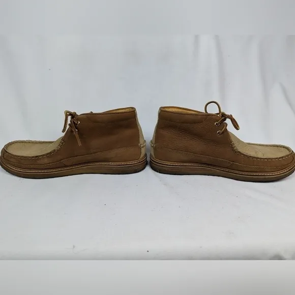 SPERRY Gold Cup for J Crew Men 9 Crepe Soled Leather Chukka Boots Moccasin $229