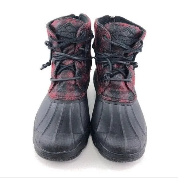 Sperry Saltwater Wedge Tide Duck Boots Womens 8.5M
