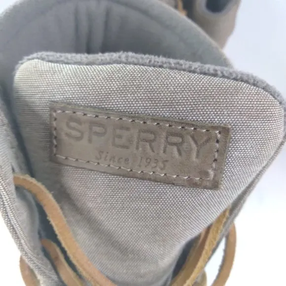 Sperry Saltwater Womens 8.5 M Waterproof Snow Duck Rubber Boots Gray STS…