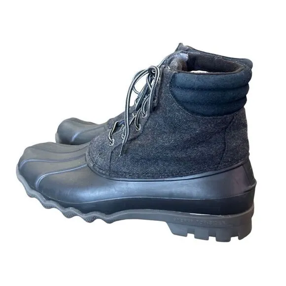 SPERRY Top Sider Men’s Avenue Wool Duck Boots Size 9
