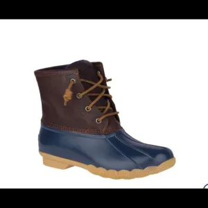 𝅺Sperry Top-Sider Saltwater Duck Boots navy size 6