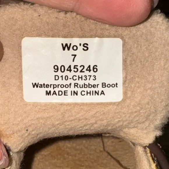 Sperry Top-Sider Saltwater Waterproof Duck Boots Women’s Size 7