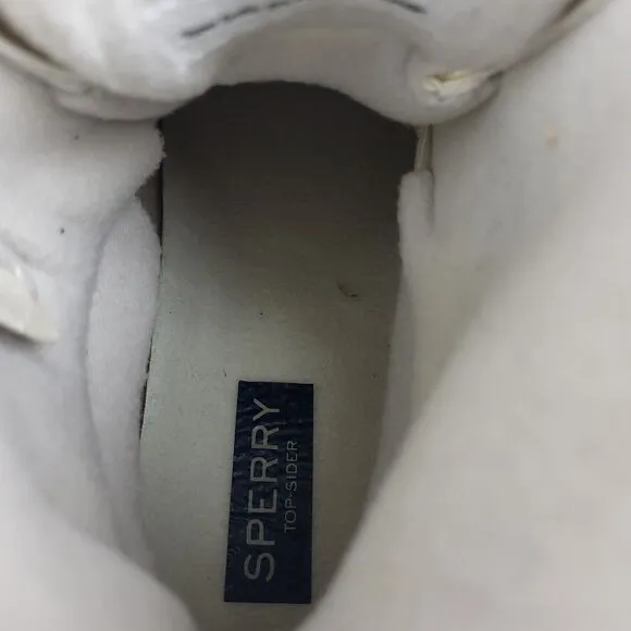 Sperry Top Sider Saltwater Wool Ivory Snow Rain Duck Boots