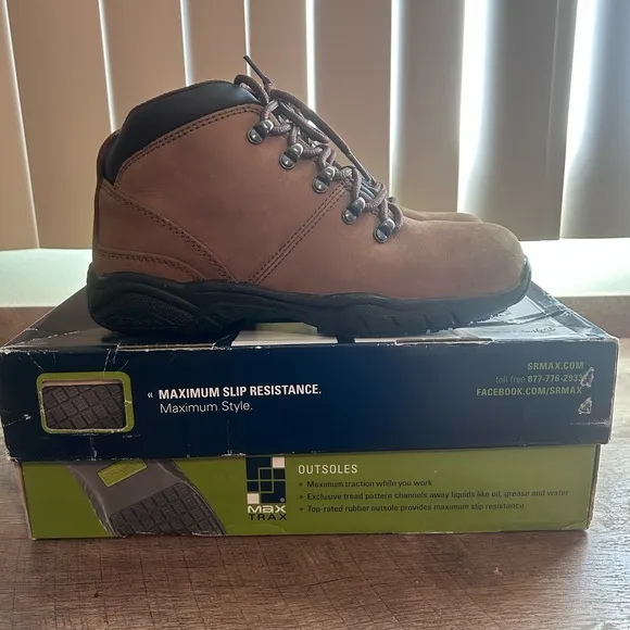 SRMAX  Women’s Shoes,Style SRM251 Raleigh Brown Waterproof Hiker Boots,Size 7.5M