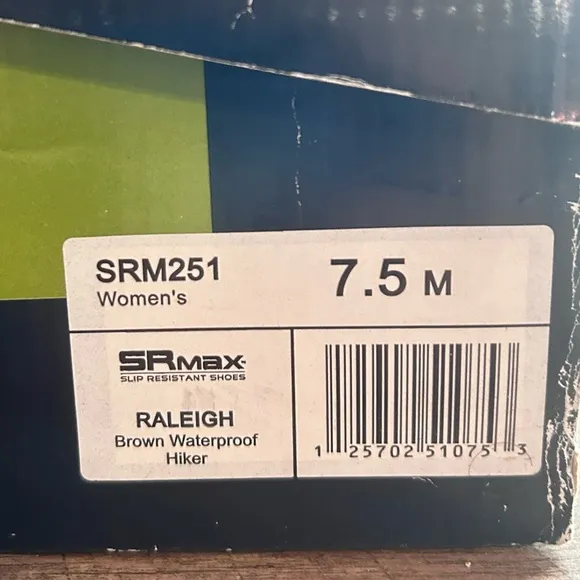 SRMAX  Women’s Shoes,Style SRM251 Raleigh Brown Waterproof Hiker Boots,Size 7.5M