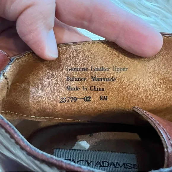 Stacy Adams Brown Genuine Leather Lace Up Ankle Boots Men’s Size 8M