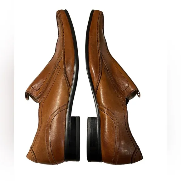 Stacy Adams leather brown shoes die medium
