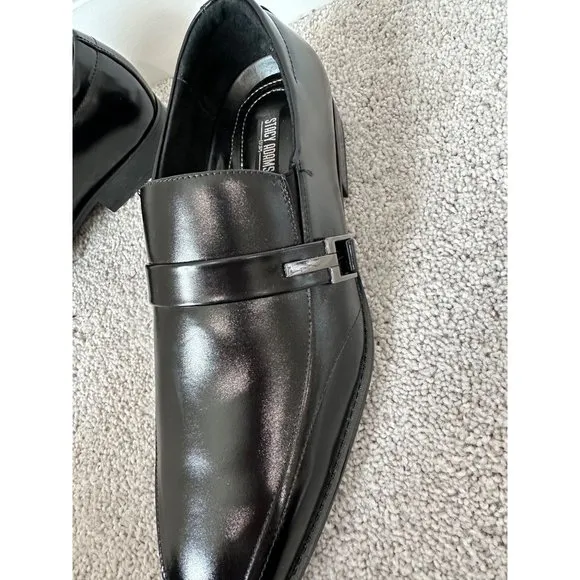 Stacy Adams Mens New Abram Moc Toe Bit Slip On Mens Loafer Shoes Size 11.5