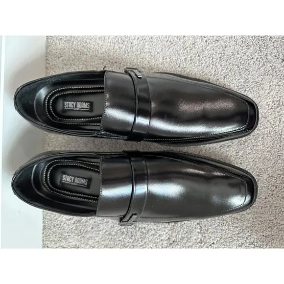 Stacy Adams Mens New Abram Moc Toe Bit Slip On Mens Loafer Shoes Size 11.5