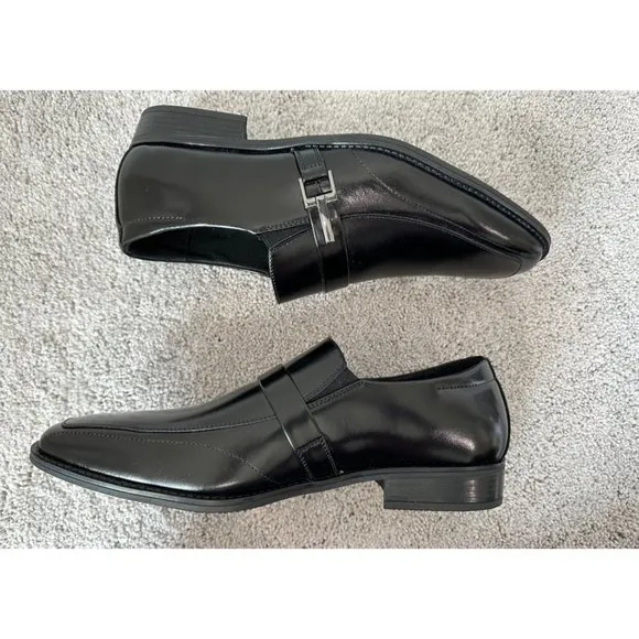 Stacy Adams Mens New Abram Moc Toe Bit Slip On Mens Loafer Shoes Size 11.5