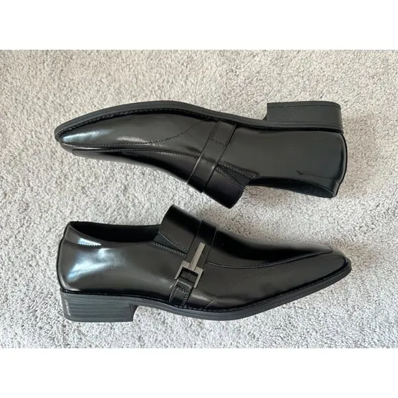 Stacy Adams Mens New Abram Moc Toe Bit Slip On Mens Loafer Shoes Size 11.5