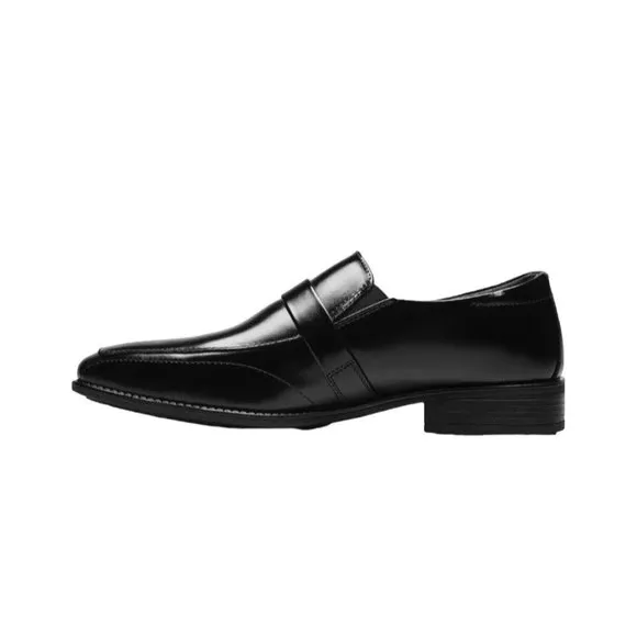 Stacy Adams Mens New Abram Moc Toe Bit Slip On Mens Loafer Shoes Size 11.5