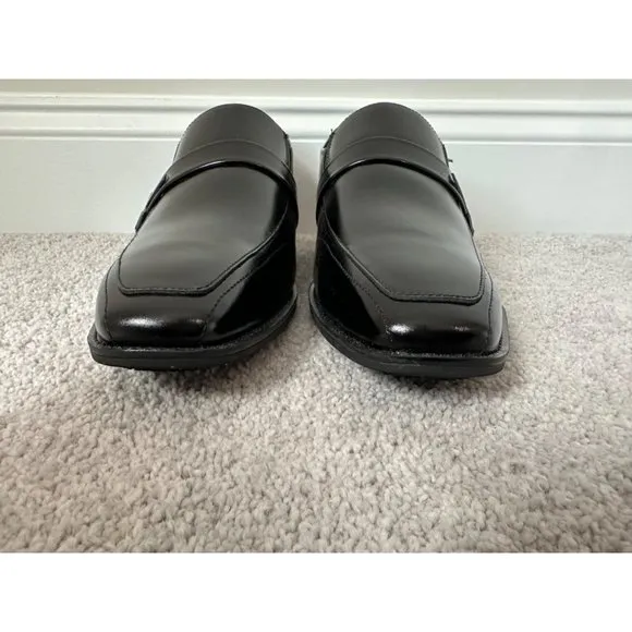 Stacy Adams Mens New Abram Moc Toe Bit Slip On Mens Loafer Shoes Size 11.5