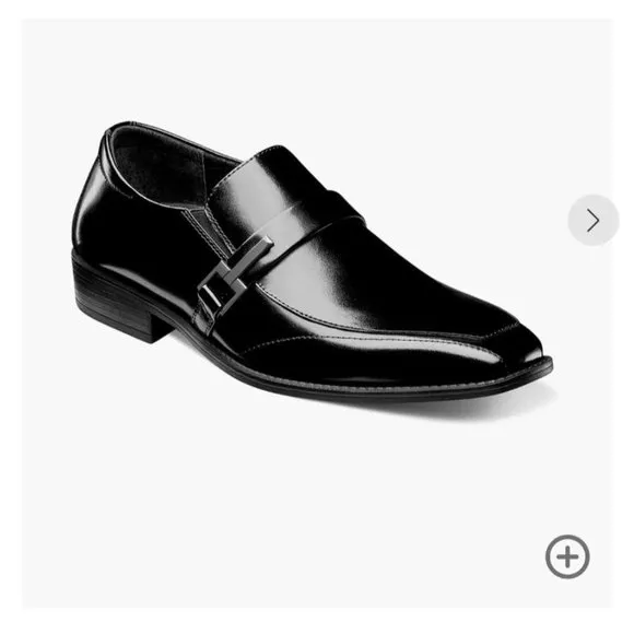 Stacy Adams Mens New Abram Moc Toe Bit Slip On Mens Loafer Shoes Size 11.5