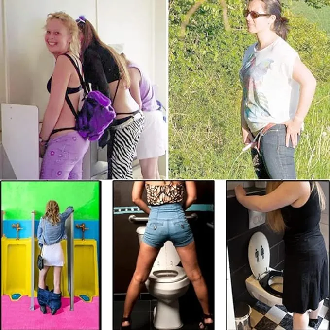Standing Urinals for Women Female Urination Device, Women Standing Pee Portable Urinal Funnel Lets Pee Standing Up, Reusable Urinal Funnel For Ladies Pee Funnel for Camping, Outdoor, Pregnancy, 2 Pack