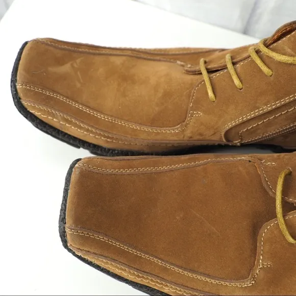 Starsax men’s sz 10/43 wheat leather nubuck boots