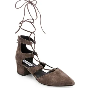 STEVE MADDEN Brown Suede Lace Up Shoes