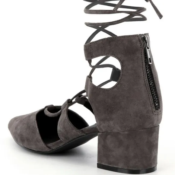STEVE MADDEN Brown Suede Lace Up Shoes