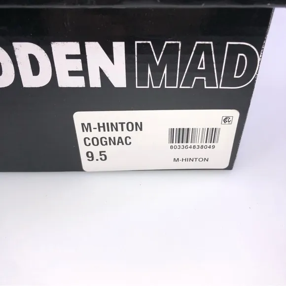 Steve Madden Hinton Men Plain Toe Chukka Boots Size US 9.5 Cognac