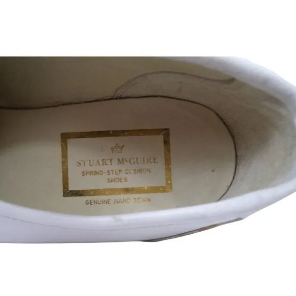 Stuart McGuire 70's VTG Slip On Loafers Spring Step Cushion Shoes 8.5D #1311