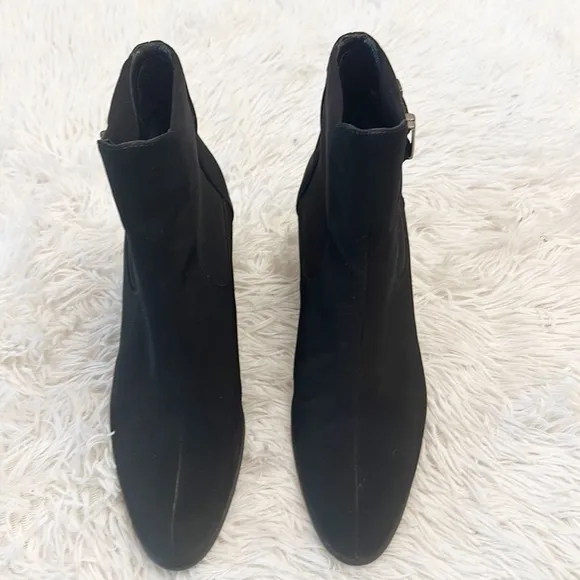 Stuart Weitzman Black Wedge Ankle Gore Tex boots women size 10