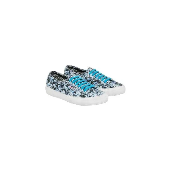 SUPERGA Womens Blue Limited Edition Mary Katrantzou Almond Training Shoes 6.5