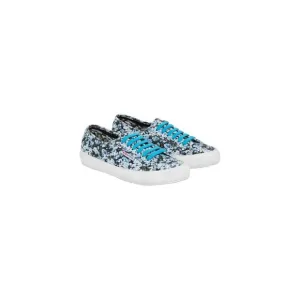 SUPERGA Womens Blue Limited Edition Mary Katrantzou Almond Training Shoes 6.5
