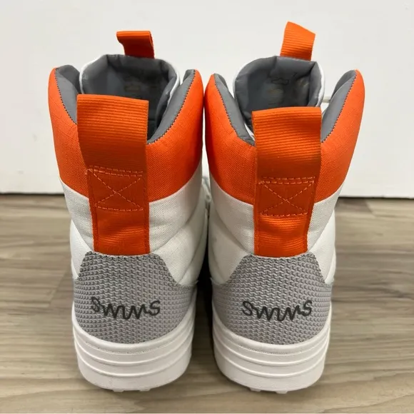 Swims Snow Runner White Orange Boots Men's Size 7 NWOB $328