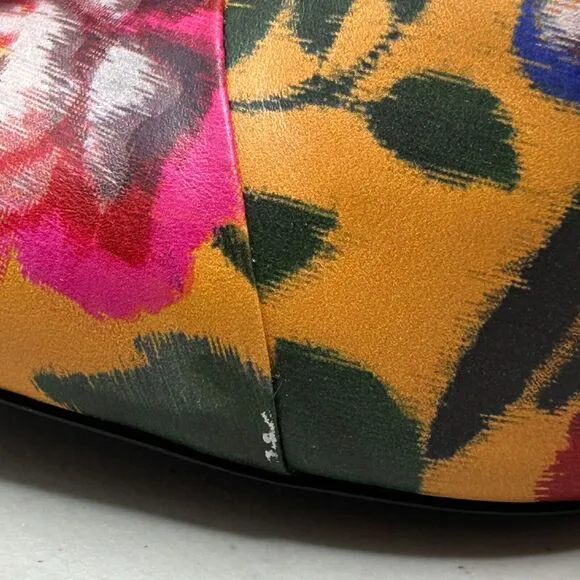 Tanya Taylor X Coliac Kimono Printed Marta Floral Boots Marig Women 37.5/7 NWB