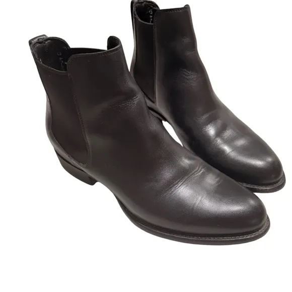 Tecovas Black Boots Chelsea Style