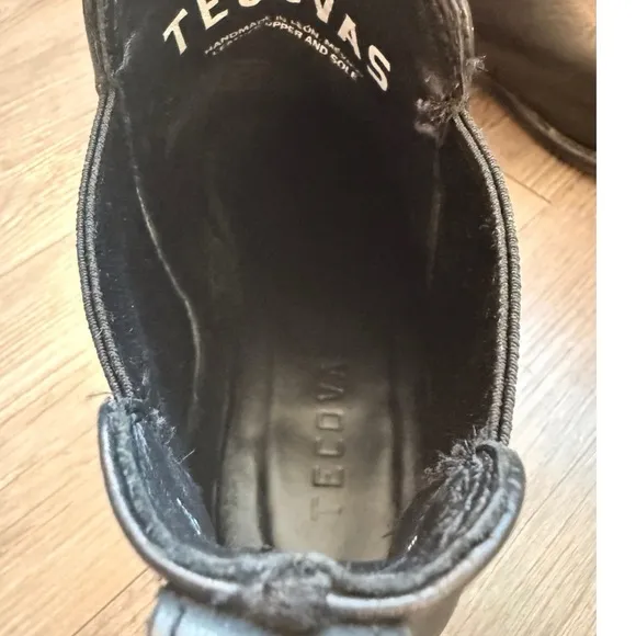 Tecovas Black Boots Chelsea Style