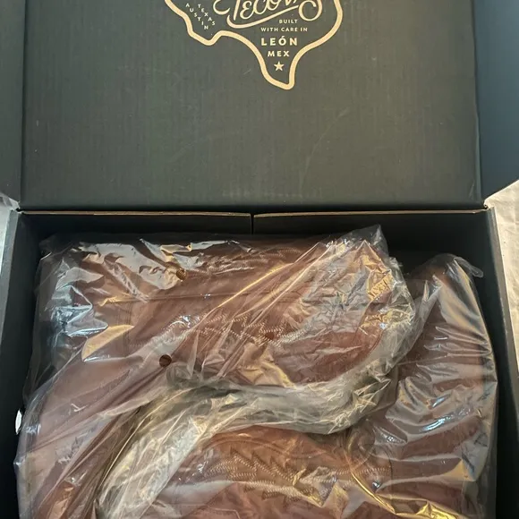 Tecovas Brown Cowboy Western Boots with Detailed Stitching