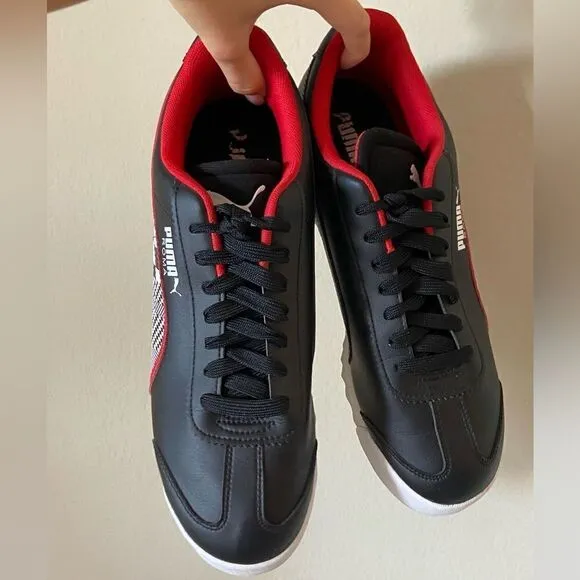 Tenis Puma Sf Roma Ferrari Originales Para Hombre Black Red Sneakers Size 10.5