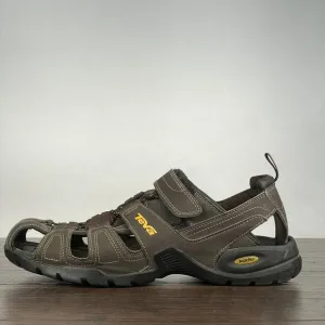 Teva Forebay Fisherman Sandals Mens 12 Brown Water Hiking River Shoes Outdoor