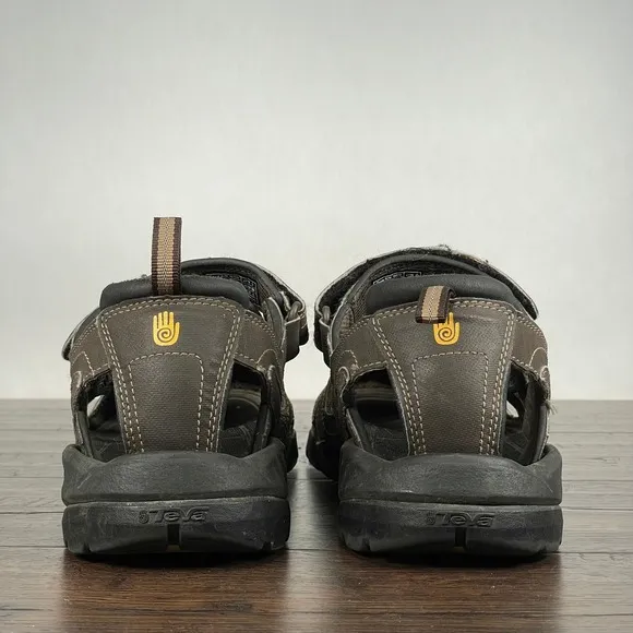 Teva Forebay Fisherman Sandals Mens 12 Brown Water Hiking River Shoes Outdoor