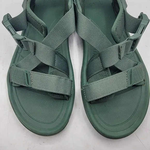 Teva Hurricane Verge Mens Size 11 Green Hiking Outdoor Sports Sandals 1121534