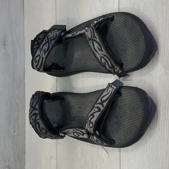 Teva Mens Outdoor Comfort Hook&amp;loop Hiking Sandals Flats shoes sz 9