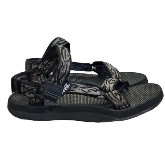 Teva Mens Outdoor Comfort Hook&amp;loop Hiking Sandals Flats shoes sz 9