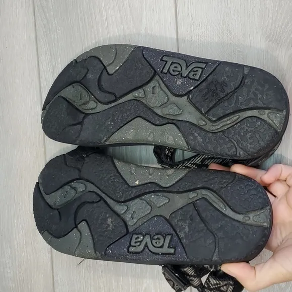 Teva Mens Outdoor Comfort Hook&amp;loop Hiking Sandals Flats shoes sz 9