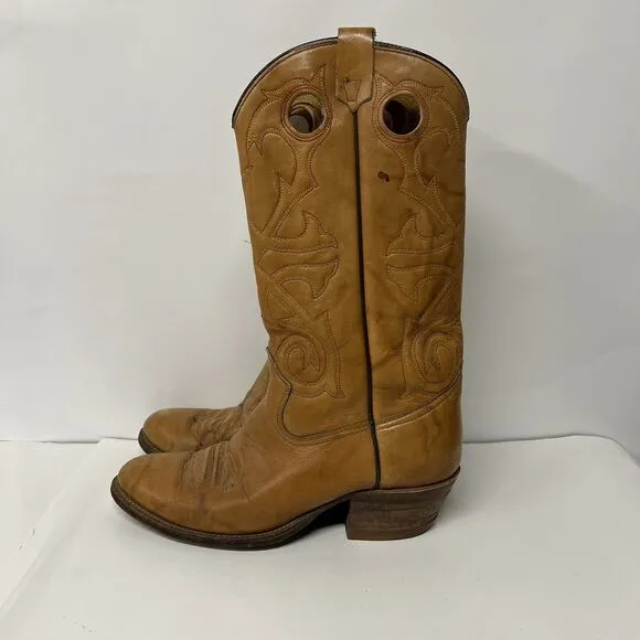 Texas Brand Made In USA Western Cowboy Boots Men’s 9.5 D M195