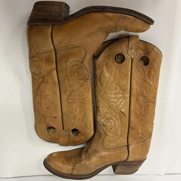 Texas Brand Made In USA Western Cowboy Boots Men’s 9.5 D M195
