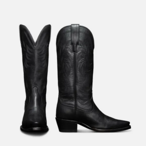 “The Annie” women’s Tecovas (black Western Cowboy Boots)