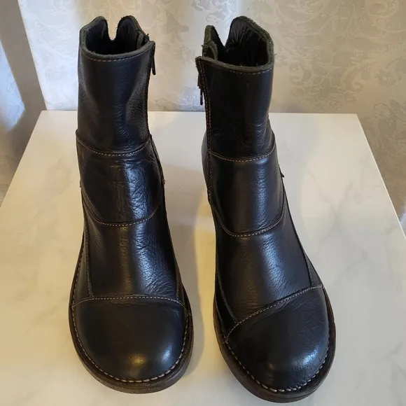 The Art Company Oteiza Women Leather Boots, Size 42/ US 10, Color Black