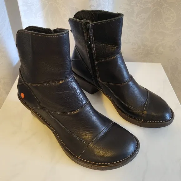 The Art Company Oteiza Women Leather Boots, Size 42/ US 10, Color Black