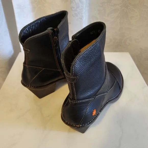 The Art Company Oteiza Women Leather Boots, Size 42/ US 10, Color Black