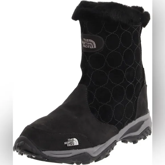 The North Face Bella Alta Black and Gray Winter Boots, women’s size 8.5
