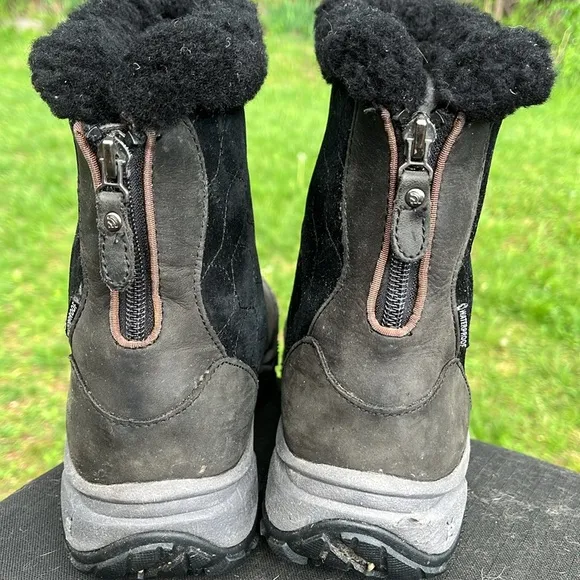 The North Face Bella Alta Black and Gray Winter Boots, women’s size 8.5